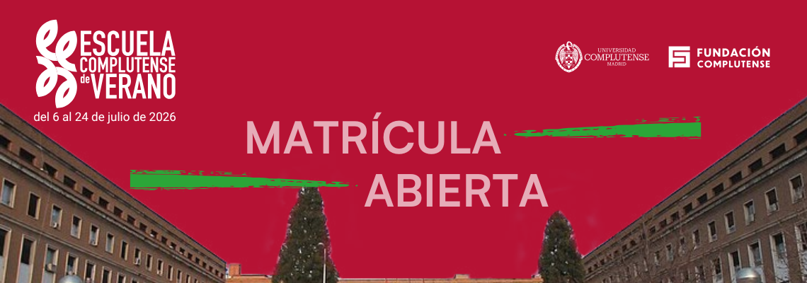 Escuela de Verano 2026 | Matricula abiera