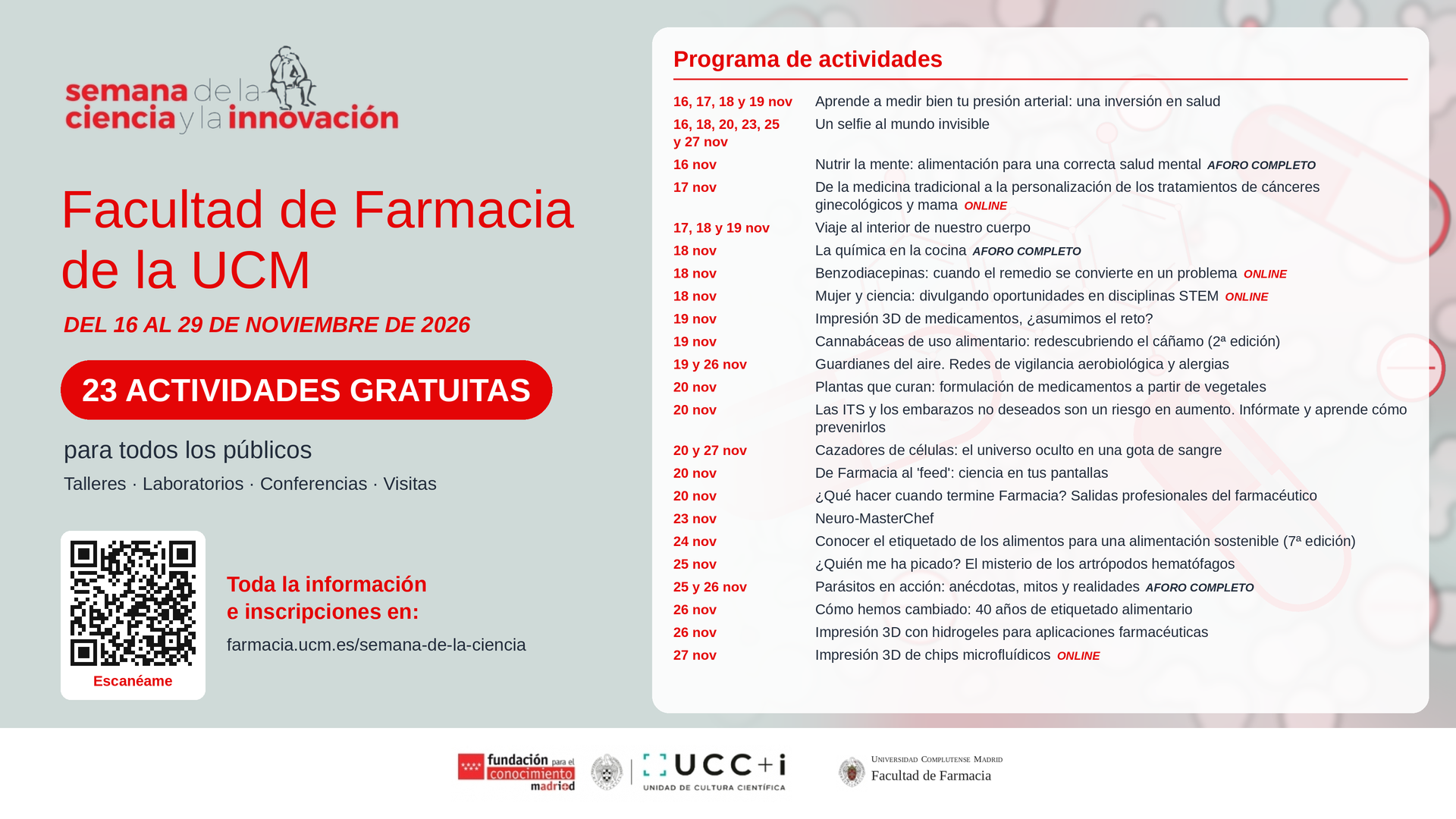 Semana de la Ciencia 2026